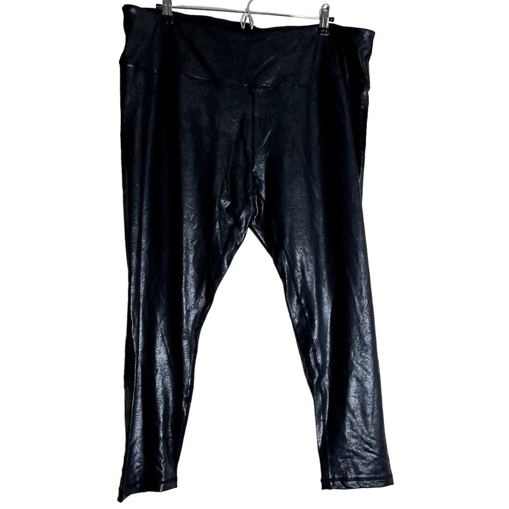 Z by Zella Pants Leggings Women 2X Black stretch High Waist 7/8 NEW Flattering